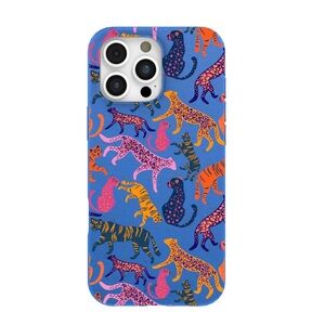 iPhone 16 Pro Bold Colorful Leopard Tiger Print Pela Compostable Case
